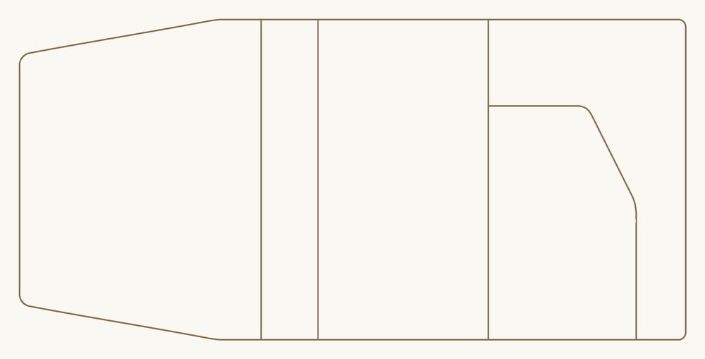 掌専用ビニールカバー 展開図
